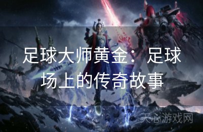 足球大师黄金：足球场上的传奇故事