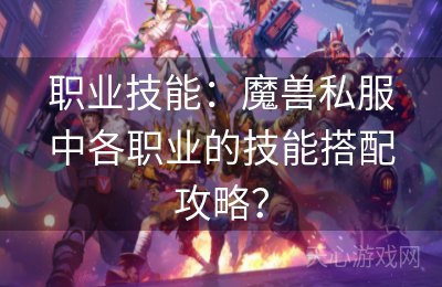 职业技能：魔兽私服中各职业的技能搭配攻略？