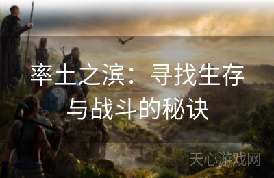 率土之滨：寻找生存与战斗的秘诀